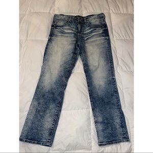 Salvage buckle jeans men’s